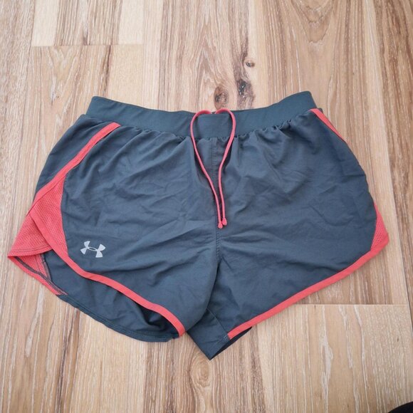 Under Armour women's black and red athletic shorts #running - Picture 1 of 3